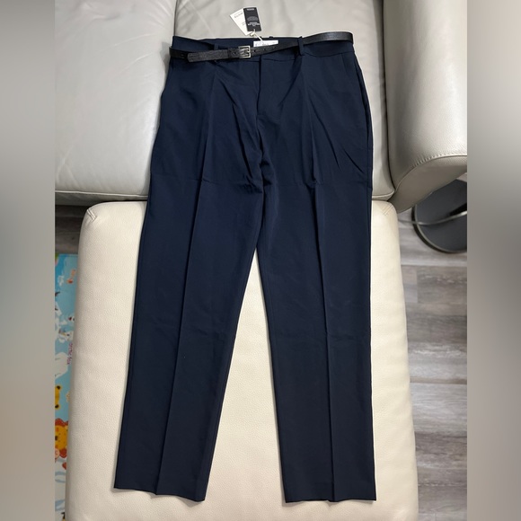NWT - Mango Women’s Dress Pants with Belt - Size 12 - Picture 1 of 11